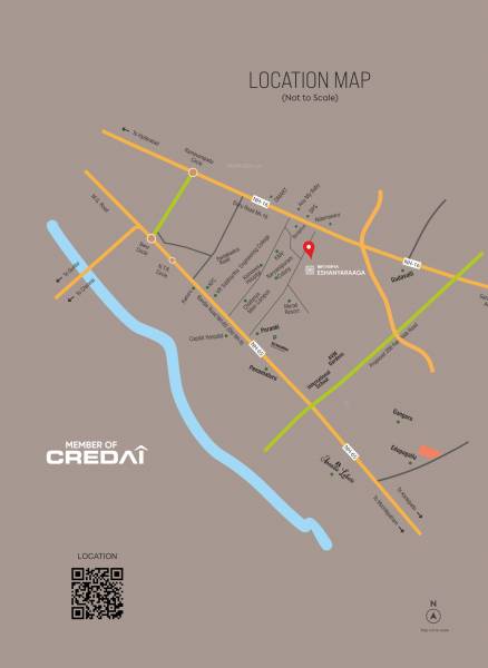  eshanyaraaga Location Plan