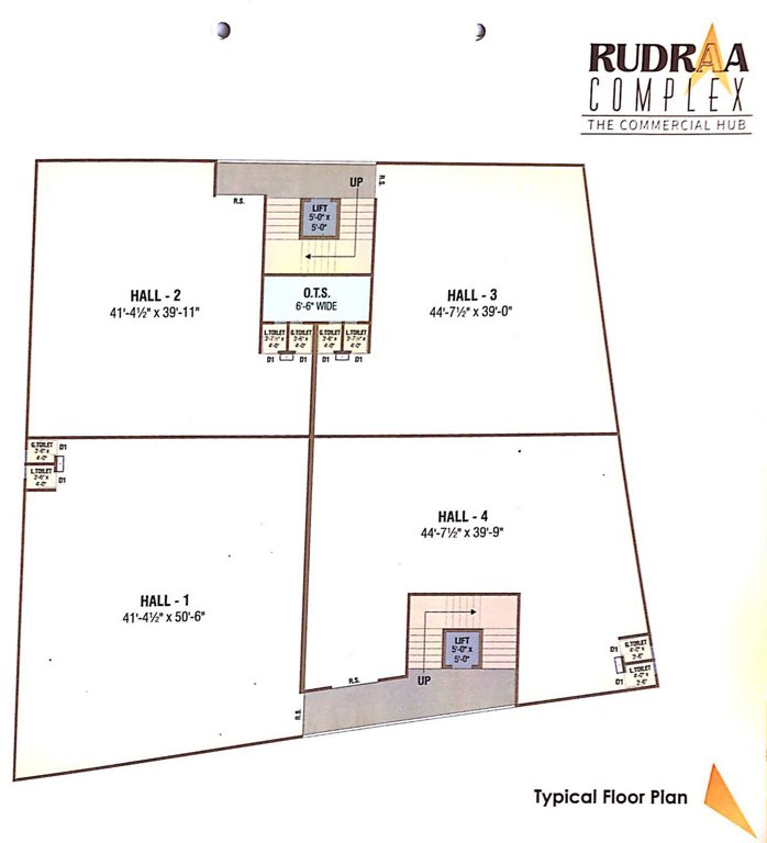  rudraa complex A Typical Cluster Plan