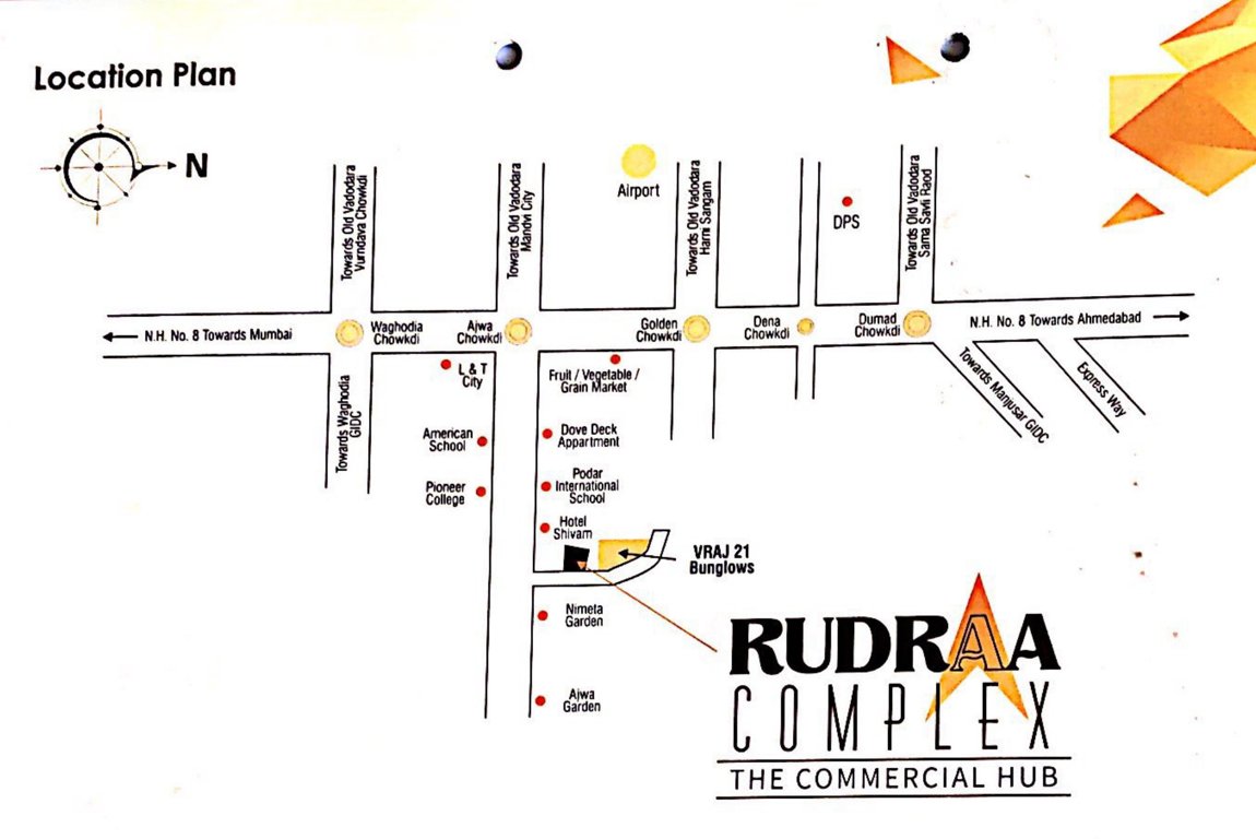  rudraa complex Location Plan