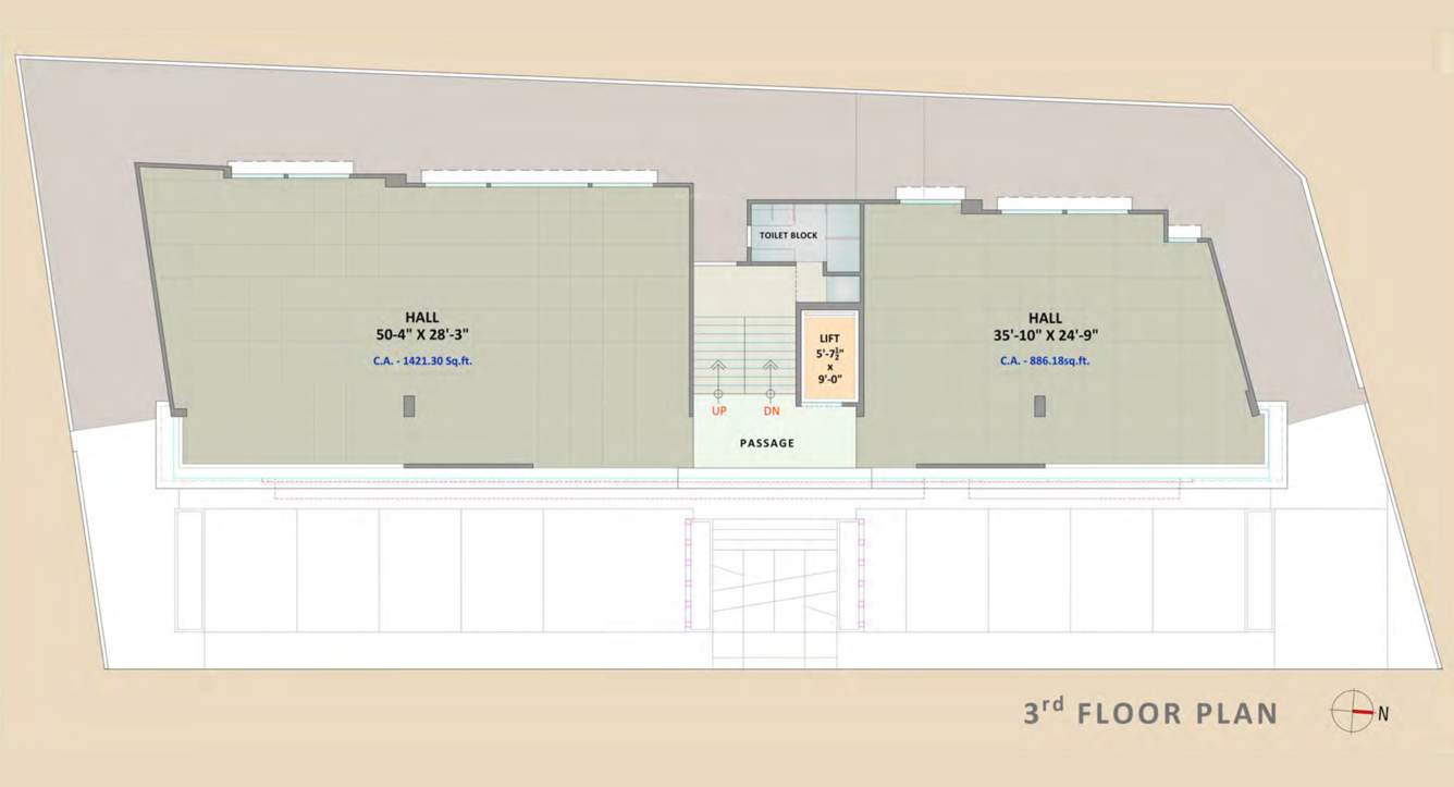  m n square M N Square Cluster Plan for 3rd Floor