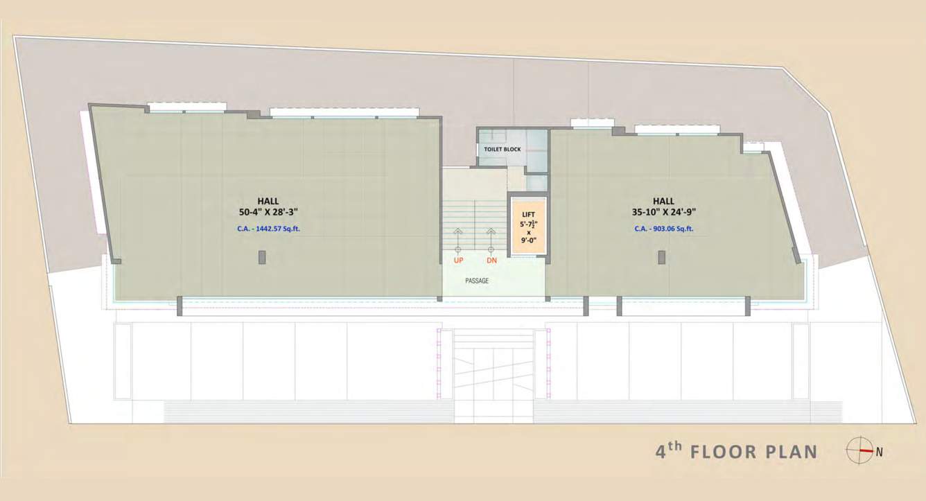  m n square M N Square Cluster Plan for 4th Floor