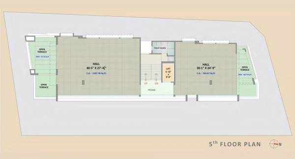 m-n-square M N Square Cluster Plan for 5th Floor