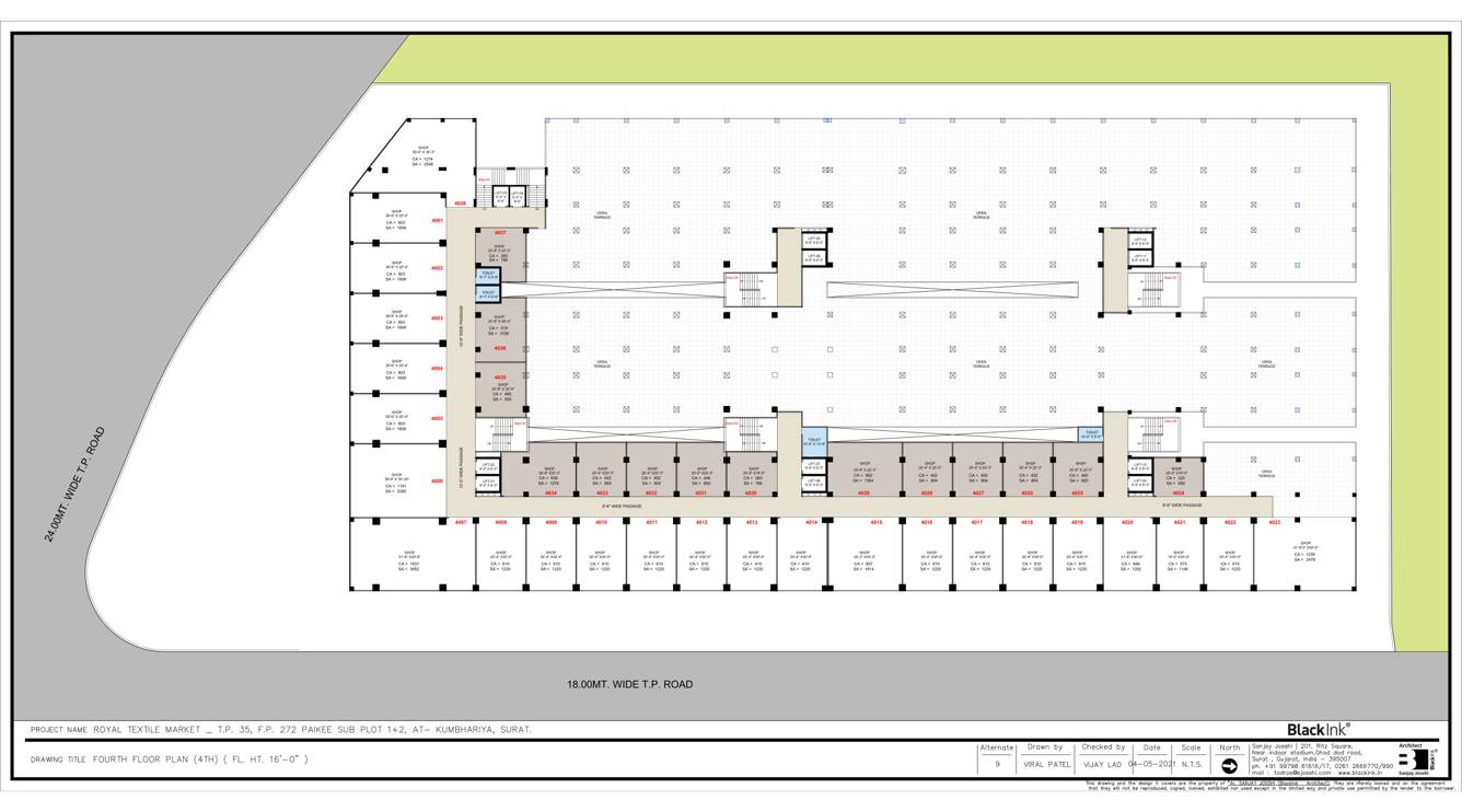  royal textile market Royal Textile Market Cluster Plan for 4th Floor