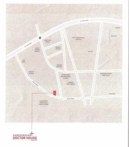  gandhinagar-doctor-house Location Plan