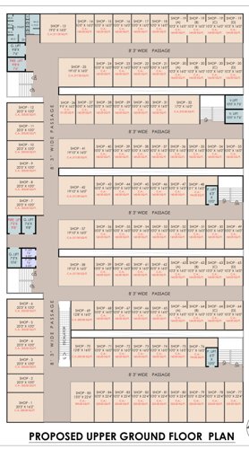 A Upper Groiund Cluster Plan anjani-nandan-textile-market A Upper Groiund Cluster Plan