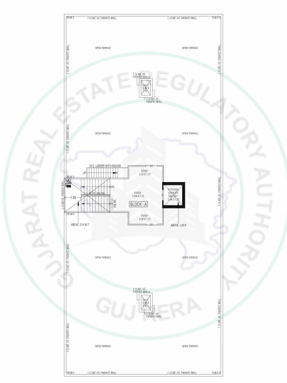  buddhdev residency Buddhdev Residency Cluster Plan For Terrace Plan