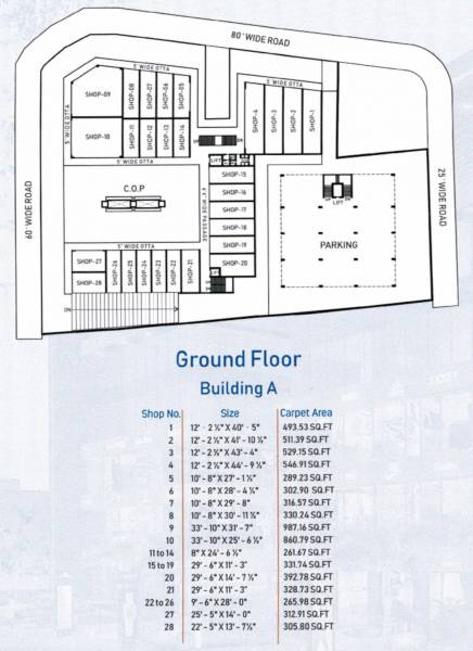  shivanjani-hub Building A Ground Cluster Plan