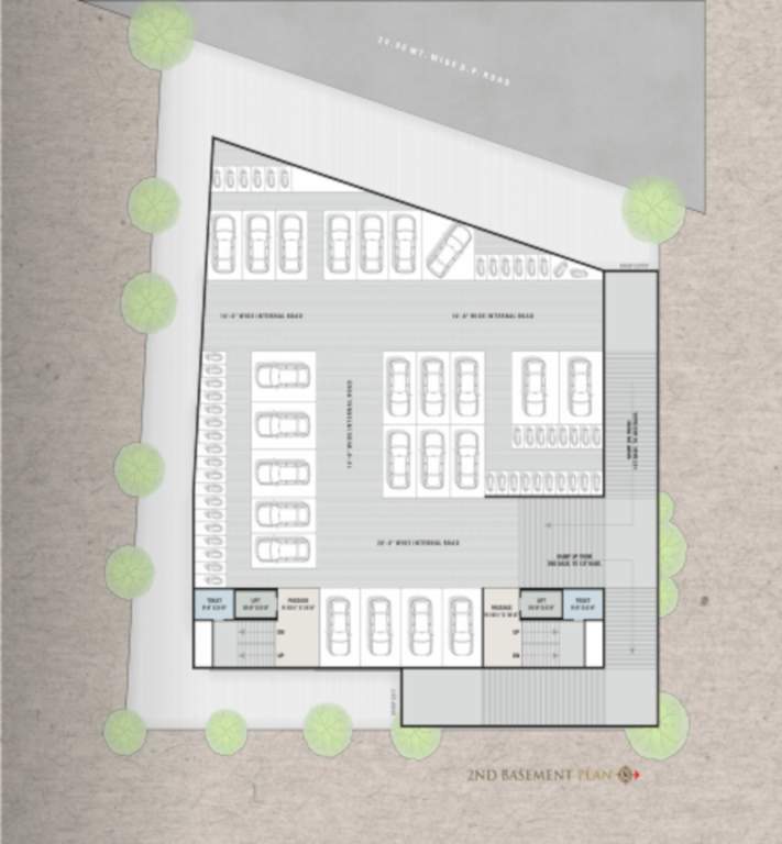  plaza Shiven Plaza Basement 2 Cluster Plan
