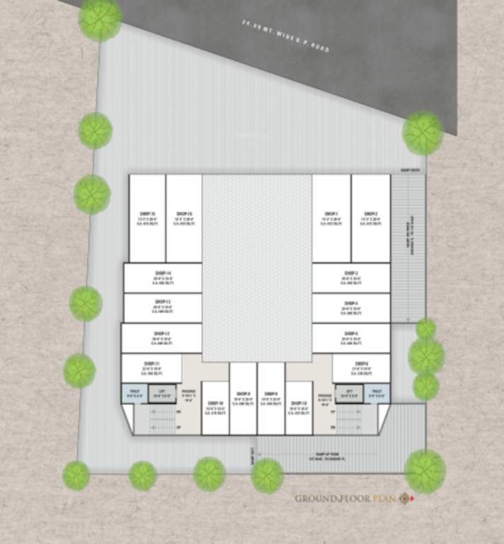  plaza Shiven Plaza Ground Cluster Plan