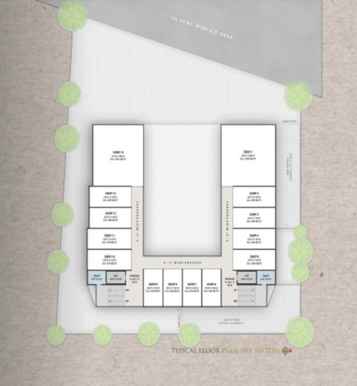  plaza Shiven Plaza Typical Cluster Plan