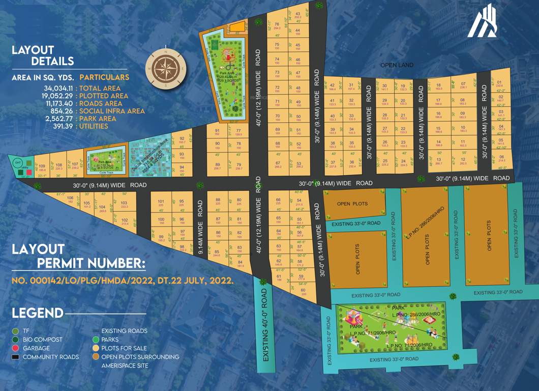  amerispace Layout Plan