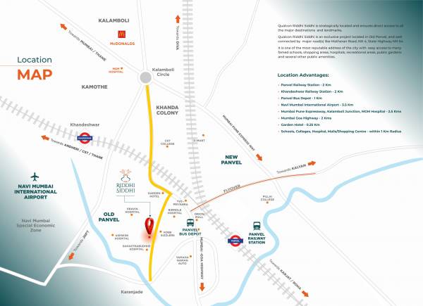  qualcon-riddhi-siddhi-chs Location Plan