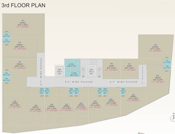 1 Cluster Plan For 3rd Floor syska-plaza 1 Cluster Plan For 3rd Floor