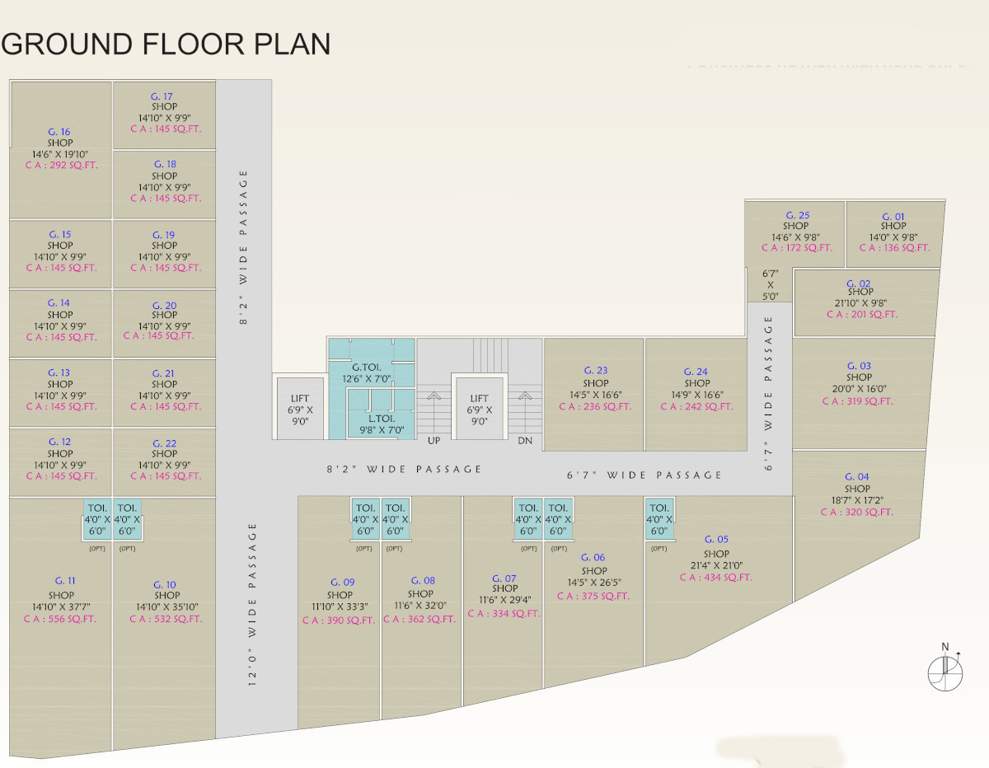  syska plaza 1 Ground Cluster Plan