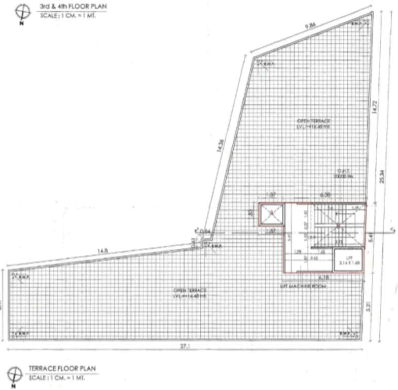  vibrant mall Vibrant Mall Cluster Plan for Terrace Floor