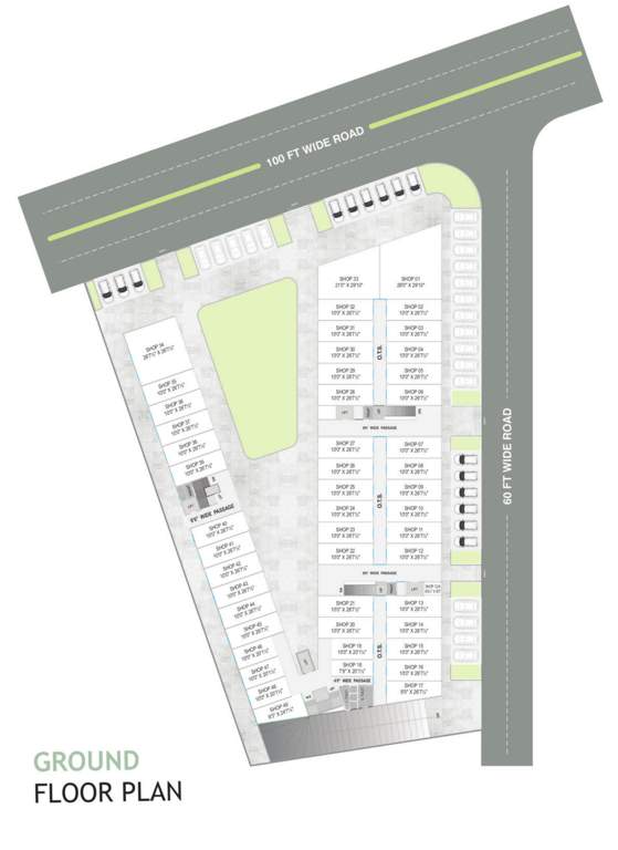 vaibhavlaxmi shopping Vaibhavlaxmi Ground Cluster Plan
