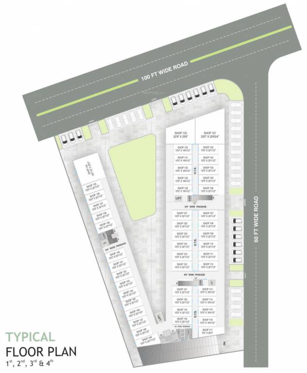vaibhavlaxmi shopping Vaibhavlaxmi Typical Cluster Plan