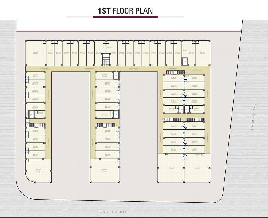  hilltown trade centre Hilltown Trade Centre Cluster Plan For 1st Floor