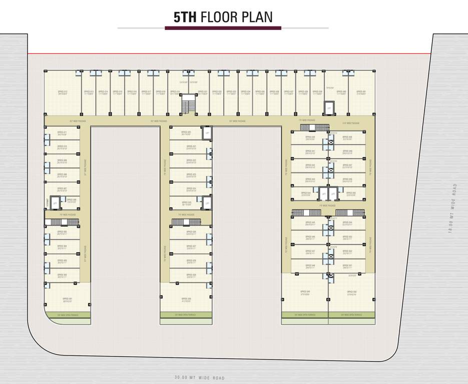  hilltown trade centre Hilltown Trade Centre Cluster Plan For 5th Floor