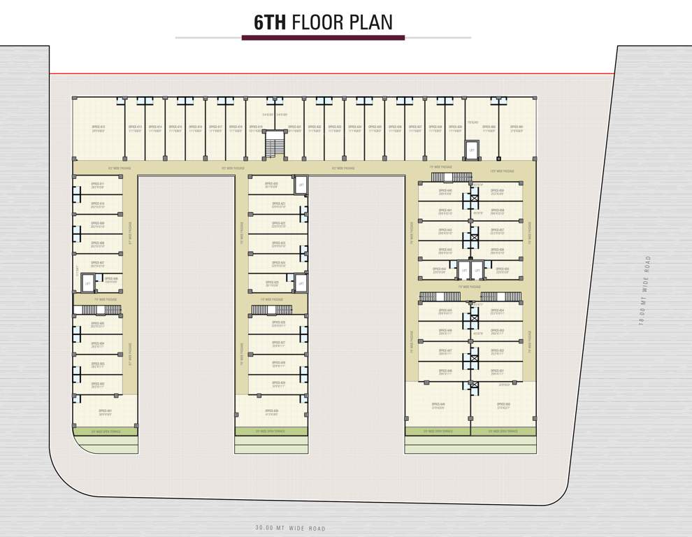  hilltown trade centre Hilltown Trade Centre Cluster Plan For 6th Floor