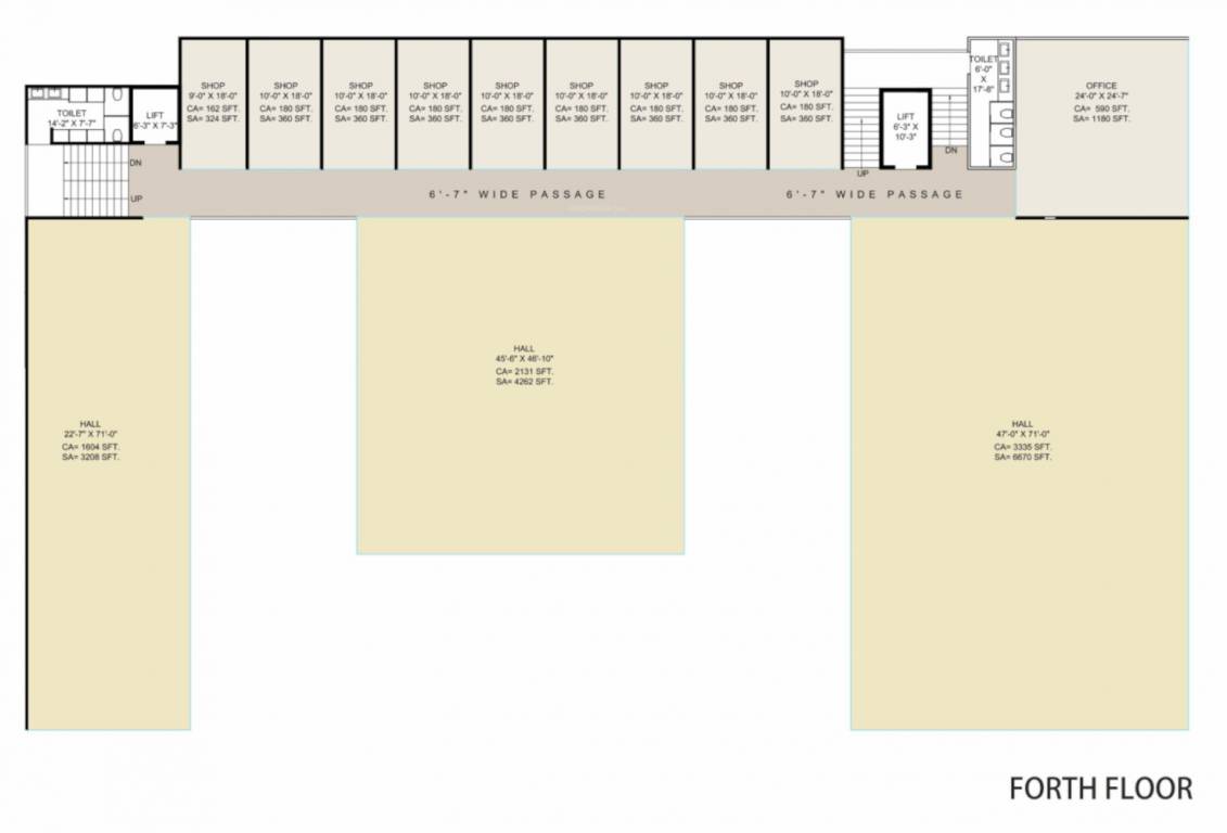  white pearl White Pearl Cluster Plan for 4th Floor