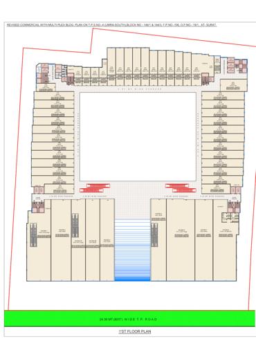  aashirwad-high-street Aashirwad High Street Cluster Plan for 1st Floor