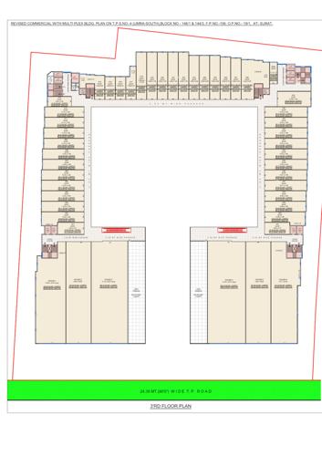  aashirwad-high-street Aashirwad High Street Cluster Plan for 3rd Floor