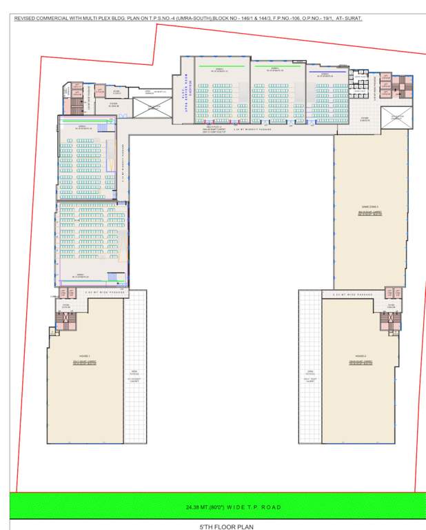  aashirwad high street Aashirwad High Street Cluster Plan for 5th Floor