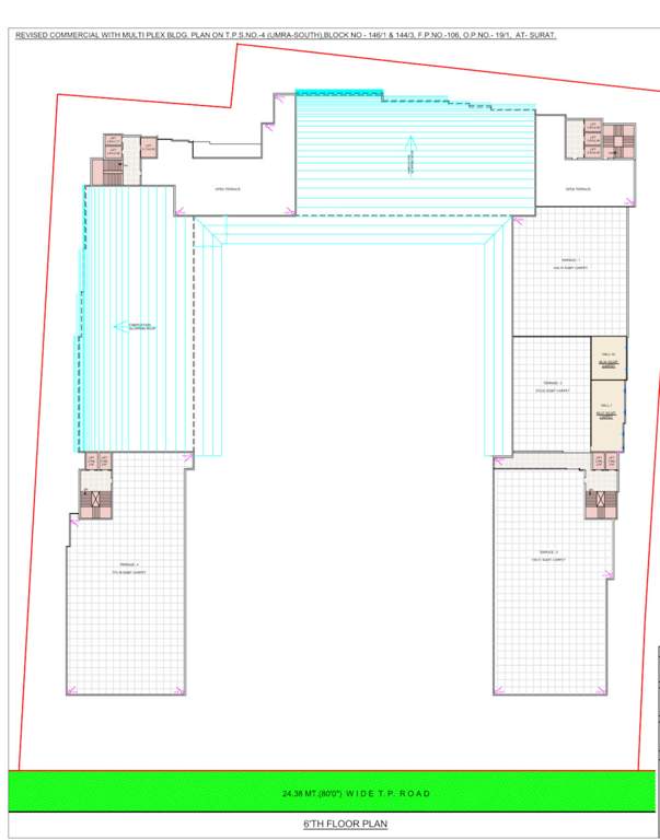  aashirwad high street Aashirwad High Street Cluster Plan for 6th Floor