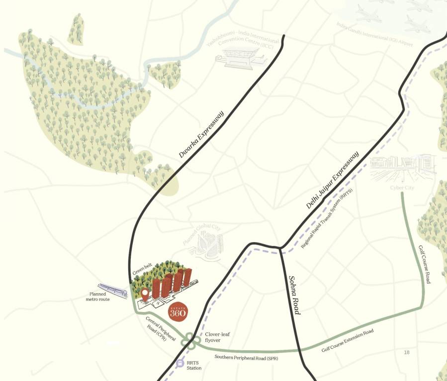 estate 360 Location Plan
