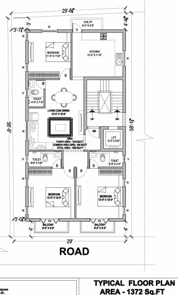  triplex-manor Triplex Manor Typical Cluster Plan
