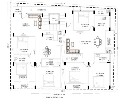  s-s-alpyne S S Alpyne Cluster Plan from 1st to 5th Floor