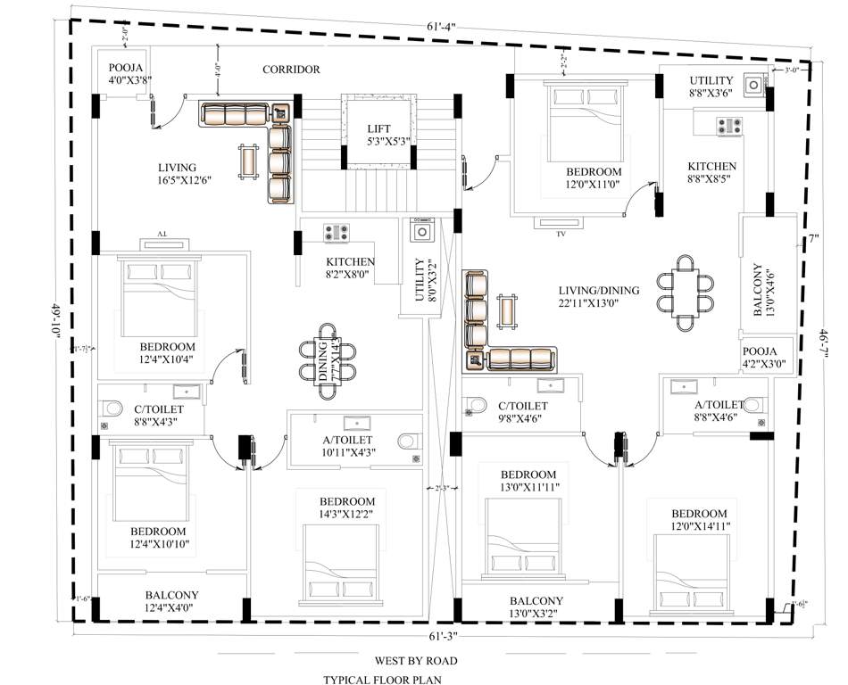  s s alpyne S S Alpyne Cluster Plan from 1st to 5th Floor