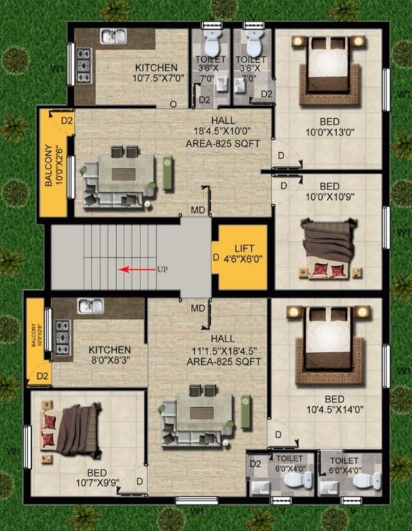  vaari homes Vaari Homes Cluster Plan from 1st to 3rd Floor