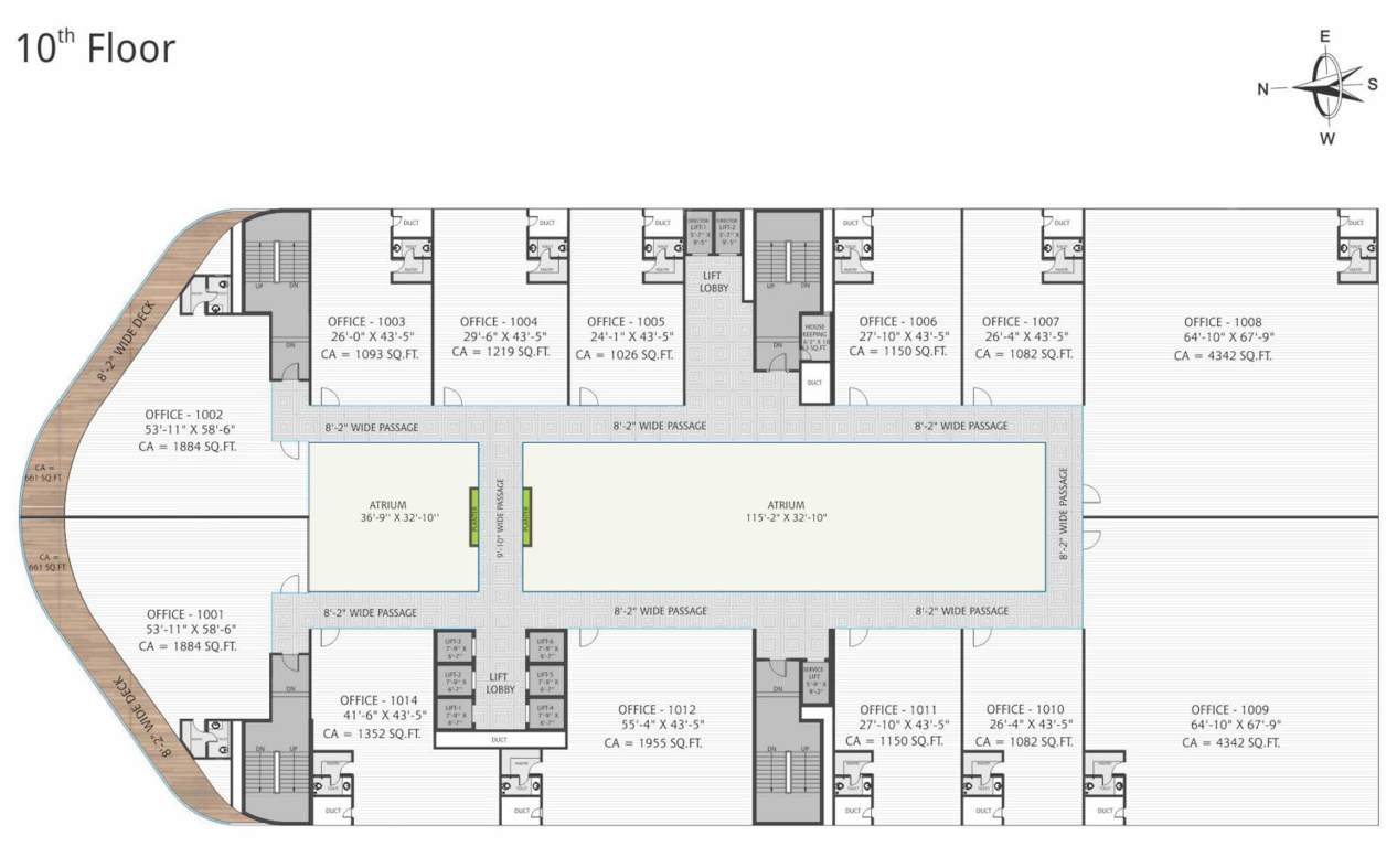  montessa Rajhans Montessa Cluster Plan For 10th Floor