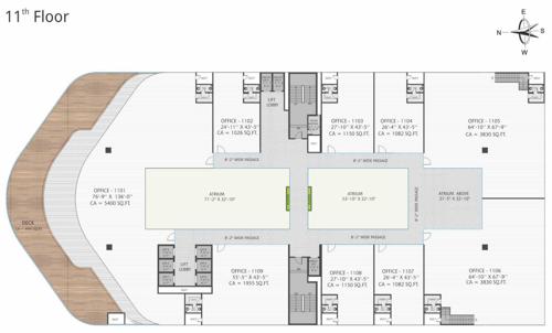  montessa Rajhans Montessa Cluster Plan For 11th Floor