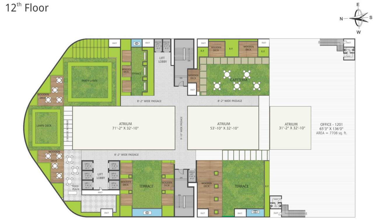  montessa Rajhans Montessa Cluster Plan For 12th Floor