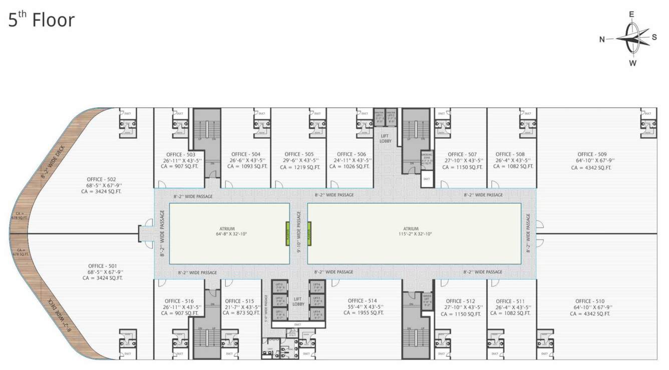  montessa Rajhans Montessa Cluster Plan For 5th Floor
