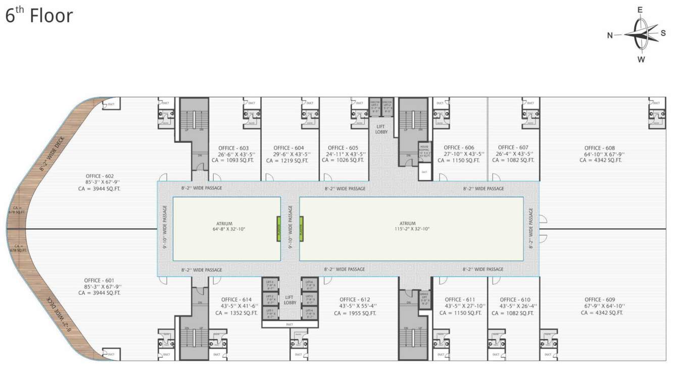  montessa Rajhans Montessa Cluster Plan For 6th Floor