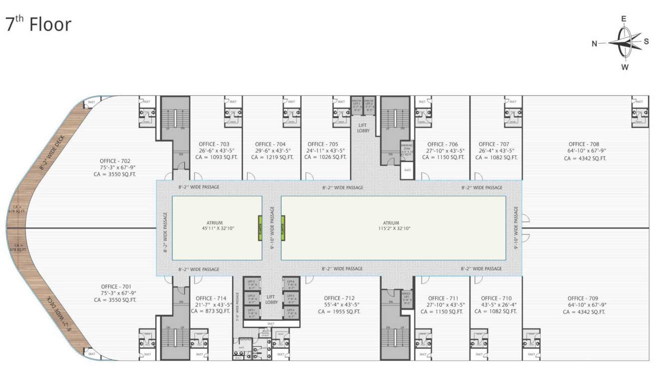  montessa Rajhans Montessa Cluster Plan For 7th Floor