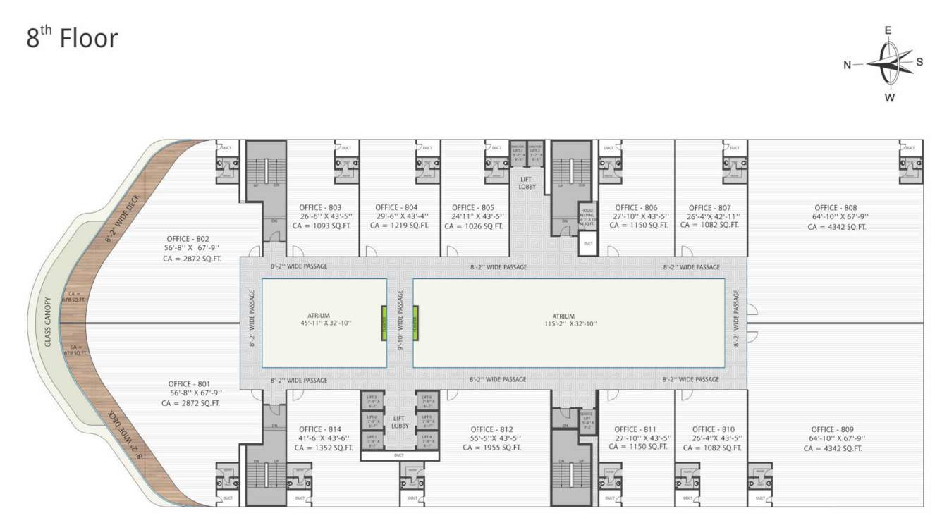  montessa Rajhans Montessa Cluster Plan For 8th Floor