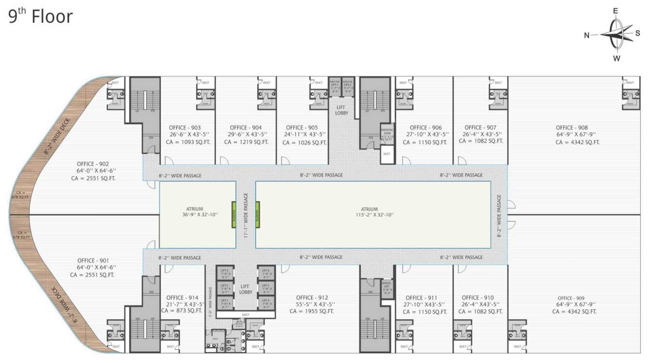  montessa Rajhans Montessa Cluster Plan For 9th Floor