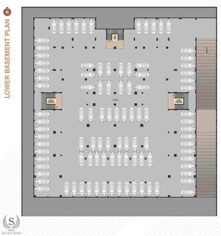 fortune highstreet Fortune Highstreet Lower Basement Cluster Plan