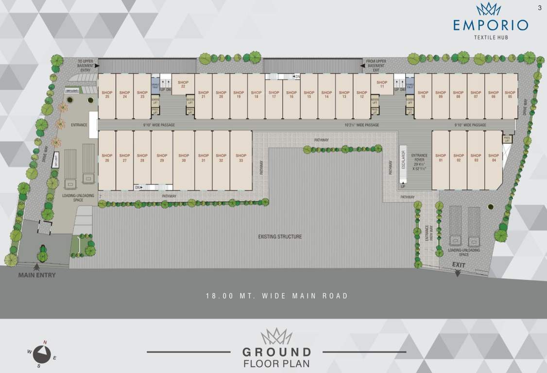  emporio textile hub A Ground Cluster Plan