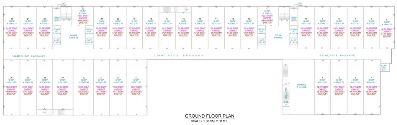  emporio textile hub A Ground Cluster Plan