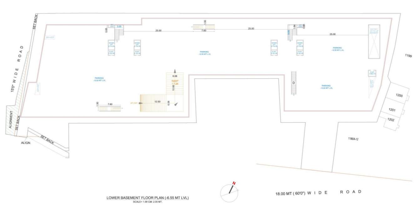  emporio textile hub A Lower Basement Cluster Plan