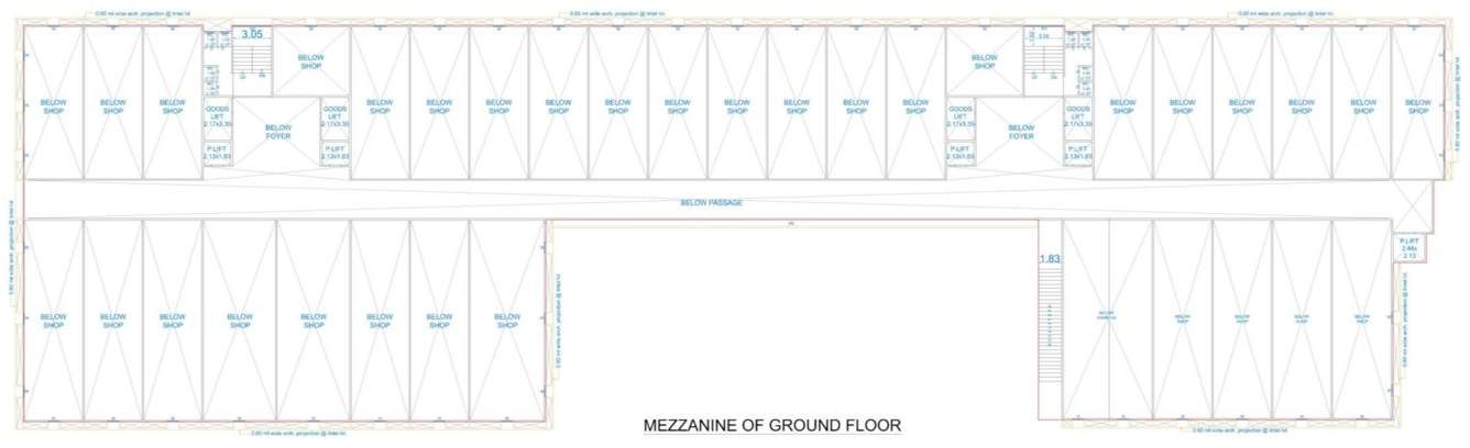  emporio textile hub A Mezzanine Of Ground Cluster Plan