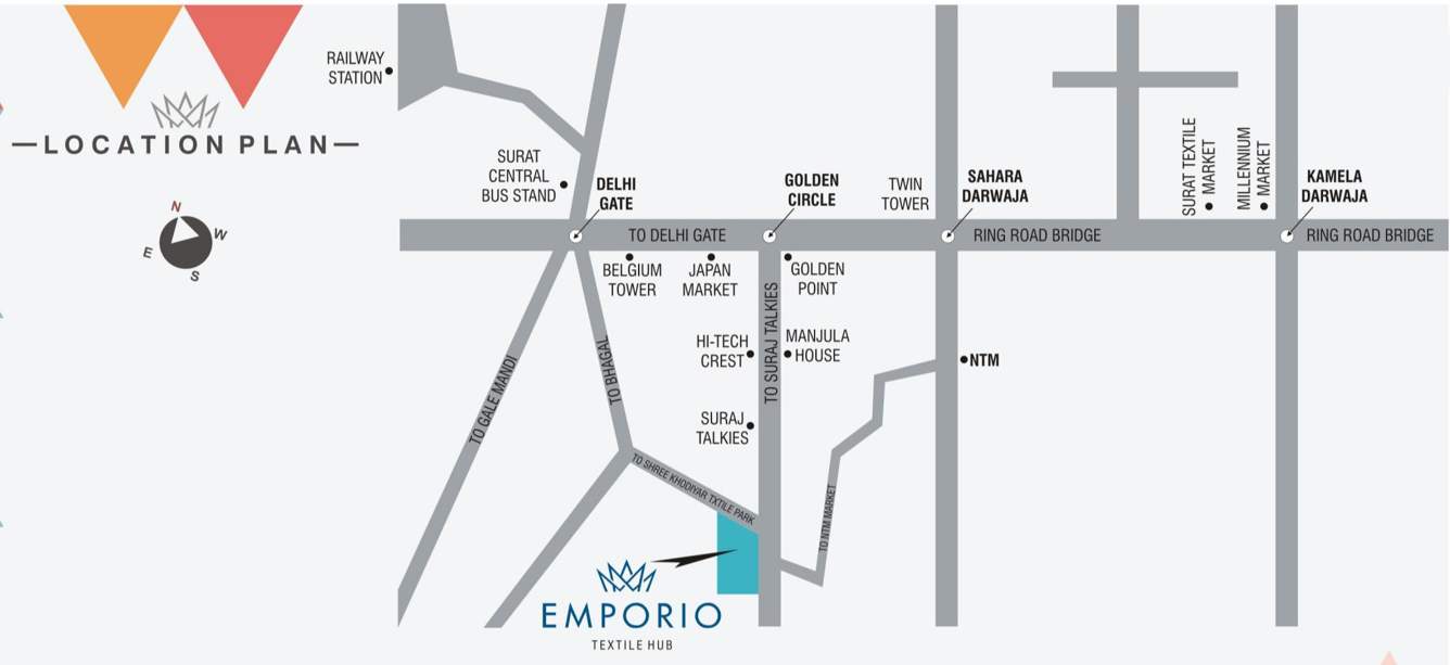  emporio textile hub Location Plan