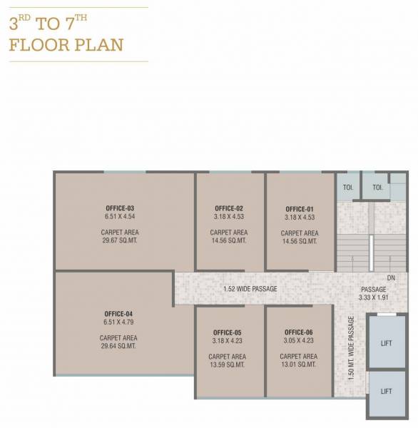  arise 7 Sky Arise Cluster Plan From 3rd To 7th Floor