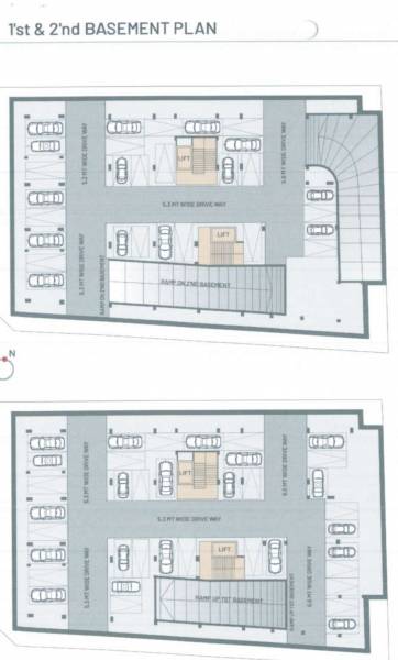 Aadinath Arcade Basement 1st & 2nd Cluster Plan arcade Aadinath Arcade Basement 1st & 2nd Cluster Plan